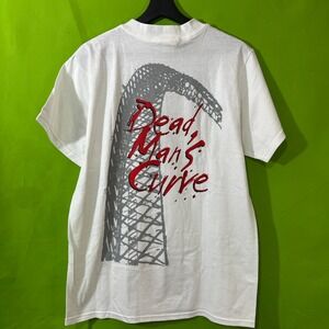 Vintage 1997 Sky Screamer MGM Grand Las Vegas Dead Mans Curve T-Shirt White M